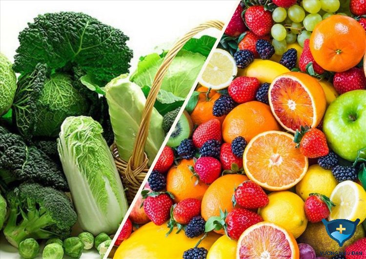 Bổ sung thêm trái cây và rau xanh vào chế độ ăn để cải thiện sức khỏe
